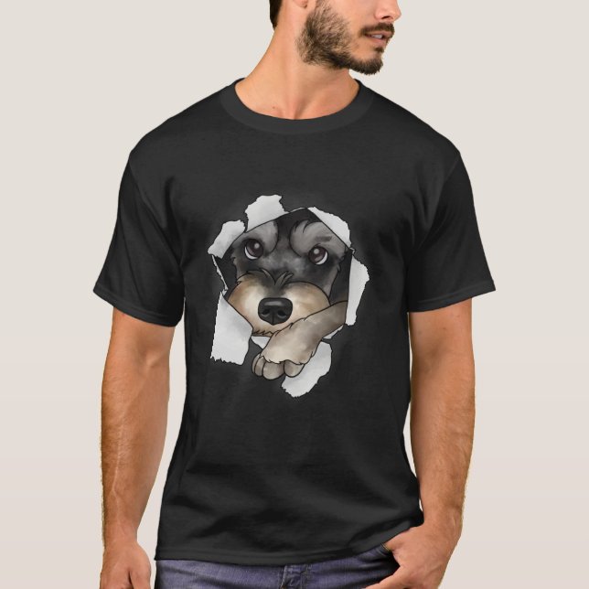 Miniature Schnauzer T-Shirt (Vorderseite)