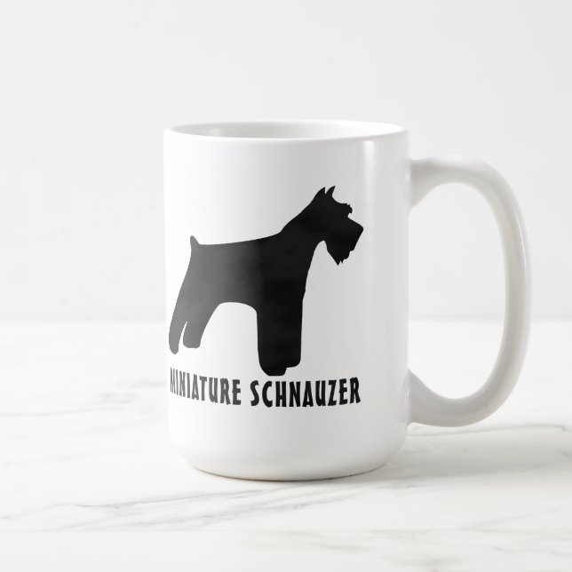 Miniature Schnauzer Tasse (Rechts)
