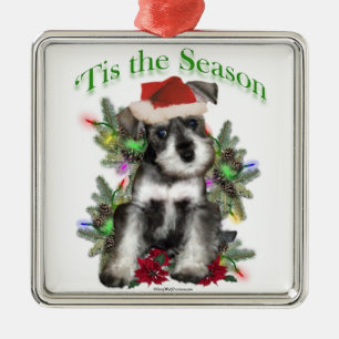 Miniature Schnauzer "Tis Ornament Aus Metall
