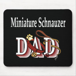 Miniature Schnauzer Vater Geschenke Mousepad