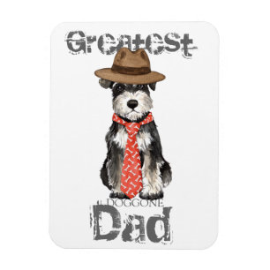Miniature Schnauzer Vater Magnet