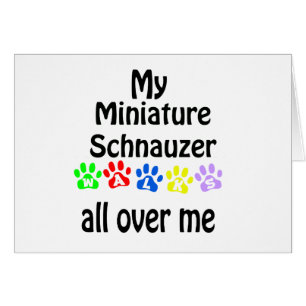 Miniature Schnauzer Walking Design