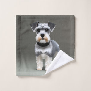 Miniature Schnauzer Waschlappen