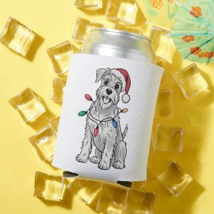 Miniature Schnauzer Weihnachten Xmas Hunde Liebhab Dosenkühler