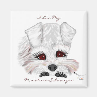 Miniature Schnauzer Welppy Magnet