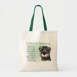 Miniature Schnauzer Welppy Tragetasche