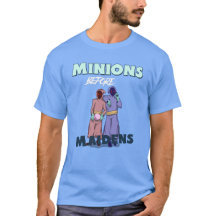Miniaturen vor Maidens Funny Nerd T - Shirt