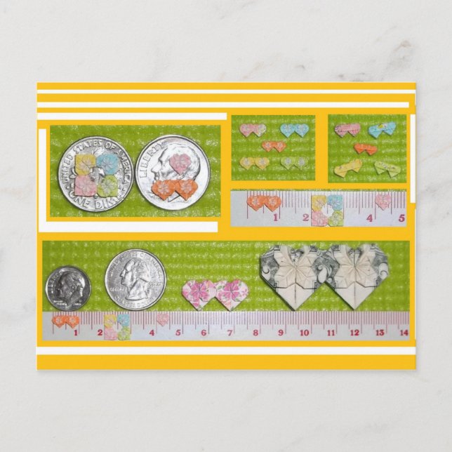 Miniaturhöre und Zweihöre Postkarte (Vorderseite)