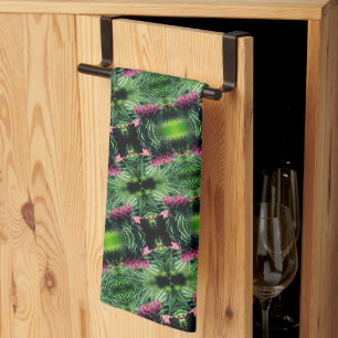 Miniaturpinecones Nah Abstraktes Muster Geschirrtuch