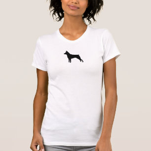 Miniaturpinscher-Silhouette T-Shirt