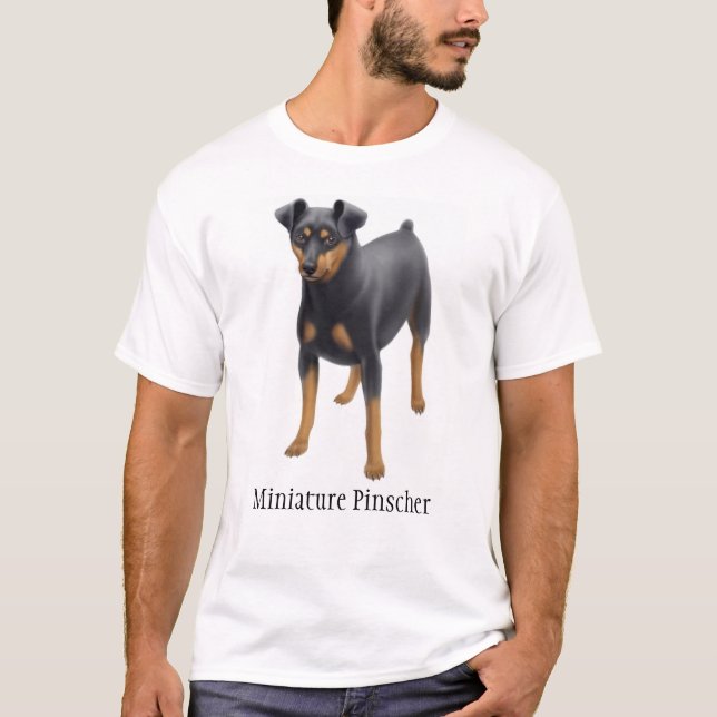 Miniaturpinscher-T - Shirt (Vorderseite)