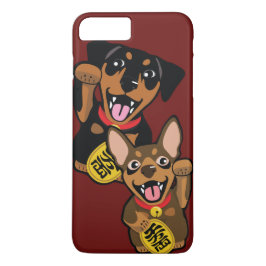 Miniaturpinscher-viel Glück iPhone Fall Case-Mate iPhone Hülle