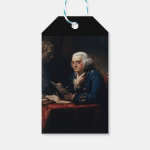 Miniaturporträt, Benjamin Franklin Gründungsvater Geschenkanhänger