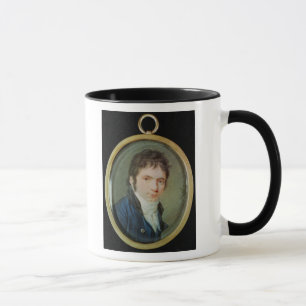 Miniaturporträt von Ludwig van Beethoven, 1802 Tasse