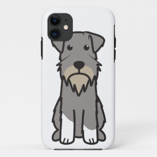 Miniaturschnauzer-HundeCartoon Case-Mate iPhone Hülle