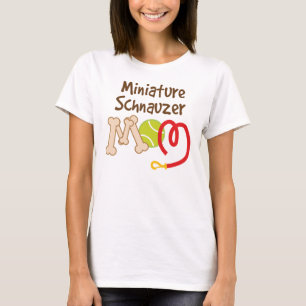 Miniaturschnauzer-Hundezucht-Mama-Geschenk T-Shirt
