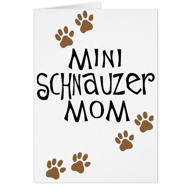 Miniaturschnauzer-Mama (Vorne)