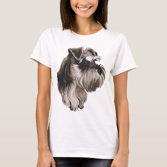 Miniaturschnauzer T-Shirt (Vorderseite)