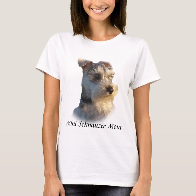 Miniaturschnauzer-T - Shirt (Vorderseite)