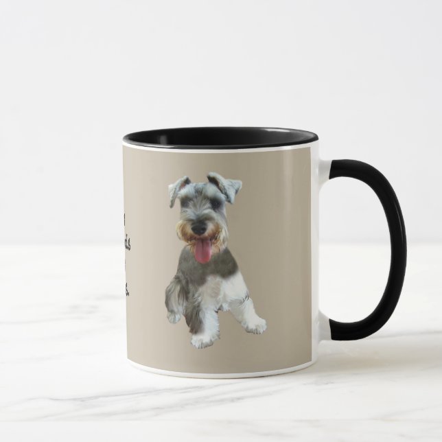 Miniaturschnauzer-Tasse Tasse (Rechts)