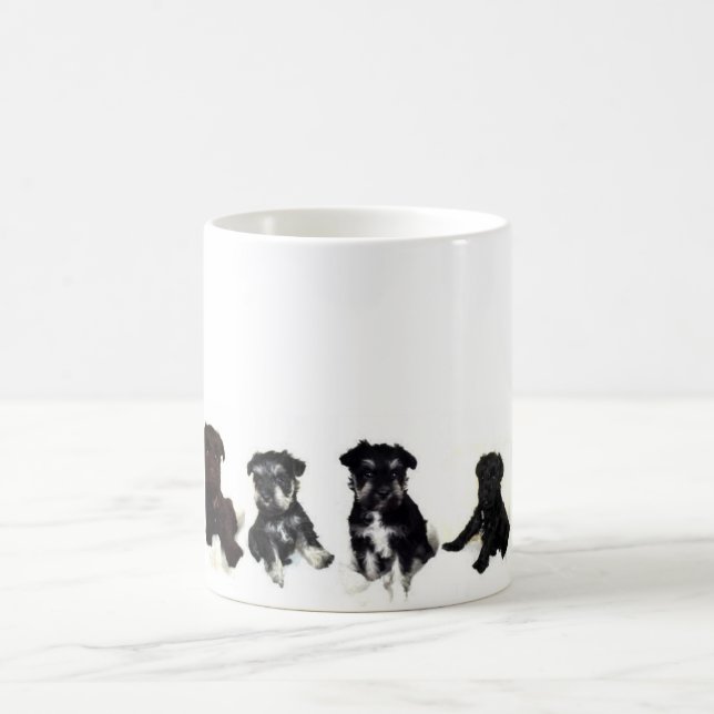 Miniaturschnauzer-Tasse Verwandlungstasse (Mittel)