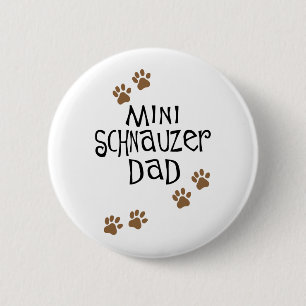 Miniaturschnauzer-Vater Button