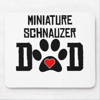 Miniaturschnauzer-Vater Mousepad