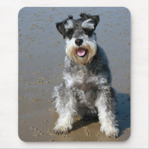 Miniaturschnauzer-Welpen-Mauspad Mousepad