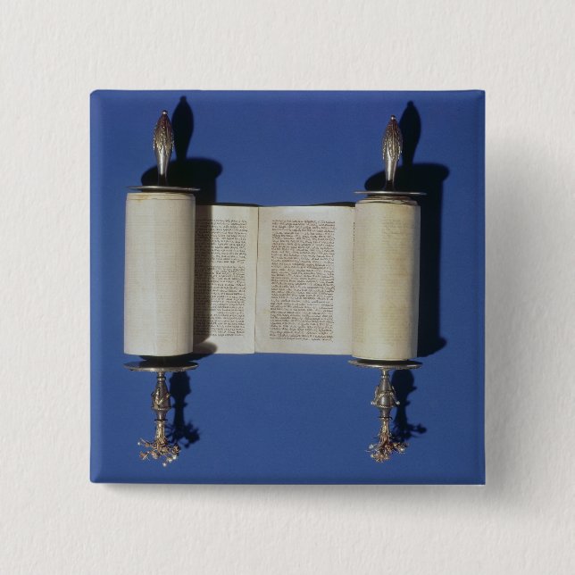 MiniaturTorah Rolle, 1765 Button (Vorderseite)