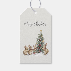 Minibunnys Weihnachtsbaum Geschenkanhänger