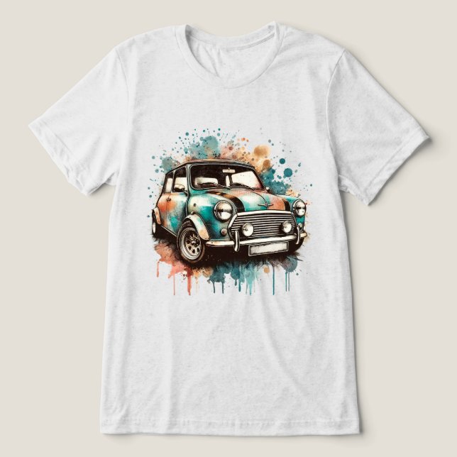 Minicar Tri-Blend Shirt (Design Vorderseite)
