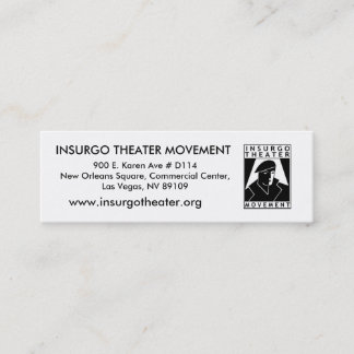 MiniCards-001 Mini Visitenkarte