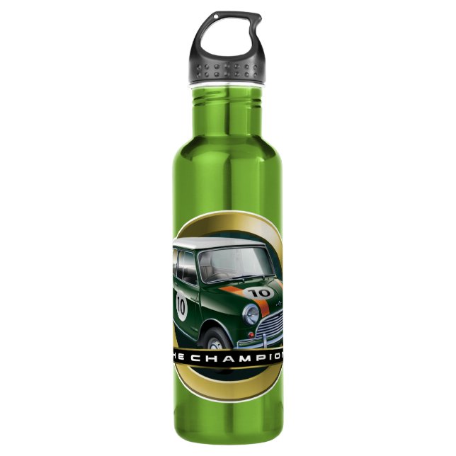 MiniCooper S Grün Trinkflasche (Vorderseite)