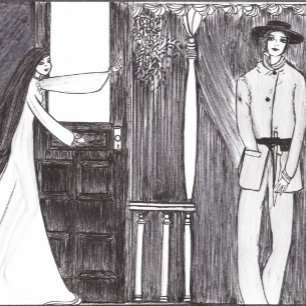 Minie Ball #1 Dreifach Gefaltete Urlaubskarte