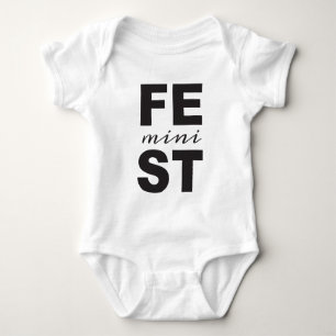 Minifeministin Baby Strampler