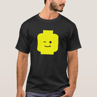 Minifig, der Kopf fertigen blinzelt vorbei, mein T-Shirt
