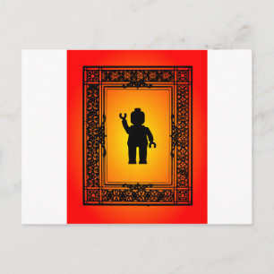 Minifig Parisian Wave by Customization Postkarte