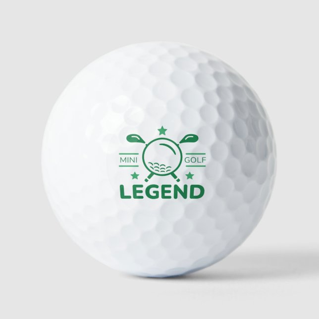 Minigolf Legend Golfball (Vorderseite)