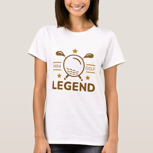 Minigolf Legend T-Shirt (Vorderseite)