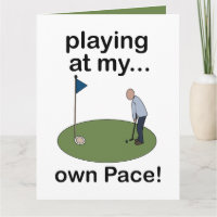 Minigolf spielen Mit Meinem Eigenen Tempo Golfer