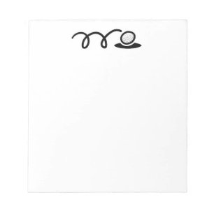 Minigolfnotizblock Notizblock