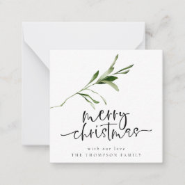 Minigröße | Foliage Frohe Weihnachtskarte Mitteilungskarte