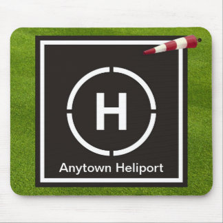 Minihubschrauber-Landeplatz - Anytown Mousepad