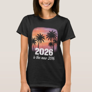 Minimal 2026 Neu 2016 Retro Tropisch T-Shirt