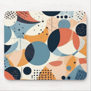Minimal Abstraktes Nahtloses Muster - Geometrisch  Mousepad