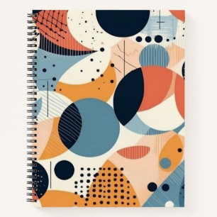 Minimal Abstraktes Nahtloses Muster - Geometrisch Notizbuch