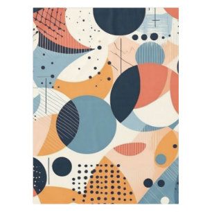 Minimal Abstraktes Nahtloses Muster - Geometrisch Tischdecke