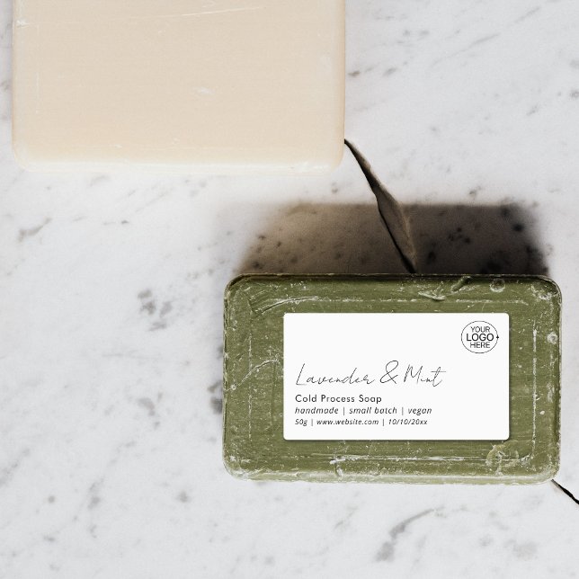 Minimal Add Your Logo Script Beauty Product  Etiketten (Minimal Add Your Logo Script Beauty Product Labels)