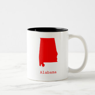Minimal Alabama Vereinigte Staaten Zweifarbige Tasse