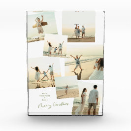 Minimal Album Elegant Frohe Weihnachten Multi 8 Fotoblock